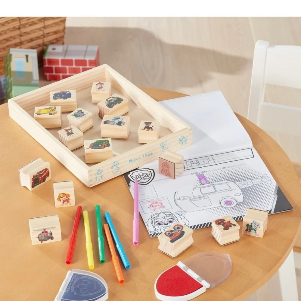 New Melissa & Doug Paw Patrol 25 piece Stamp Set